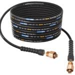 Elastična crijevo za kompresorski zrak, visokotlačno, 1/4", 155°C, maksimalno pritisak 250Bar.