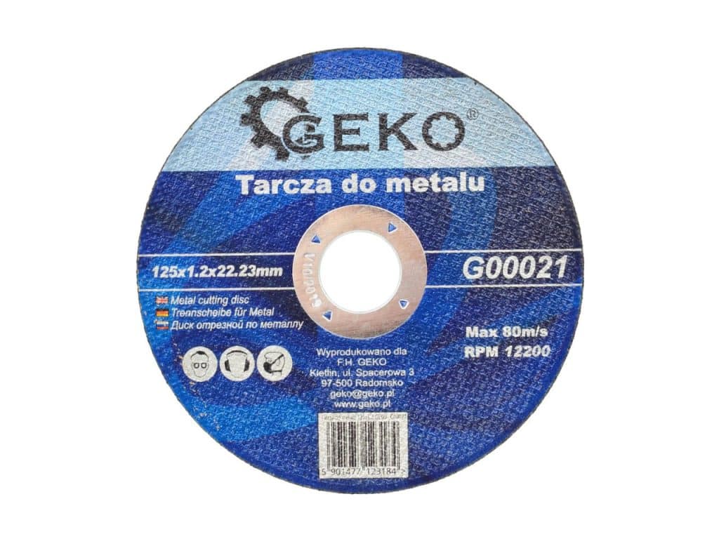 Brusna Ploča 125x1,2x22,23mm G00021 Geko 125mm 1,2mm