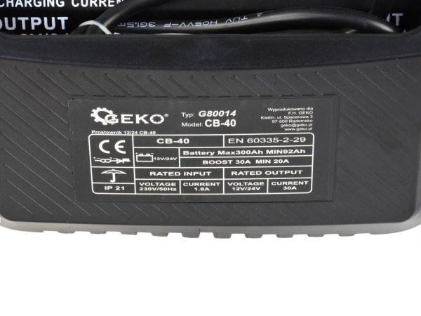 Električni Punjač Akumulatora Baterija Cd40 G80014 Geko