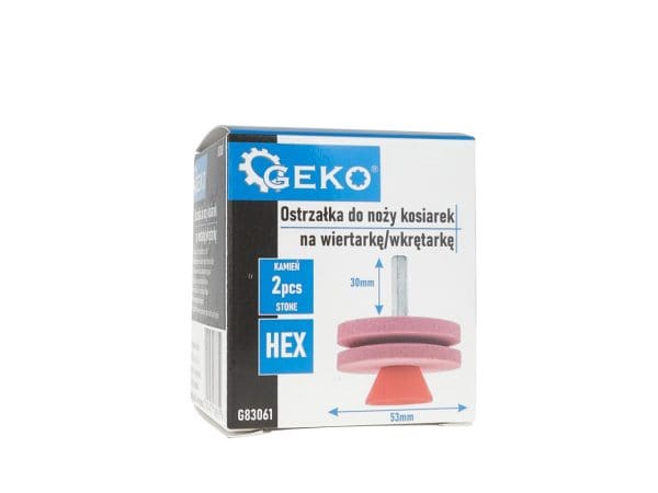 Oštrač Za Noževe Za Kosilice 2x53mm Sa Hex Osovinom Za Bušilicu