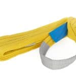 Žuti zračni remen za podmazivanje i fleksibilnost, industrijska upotreba za podizanje i priključke.
