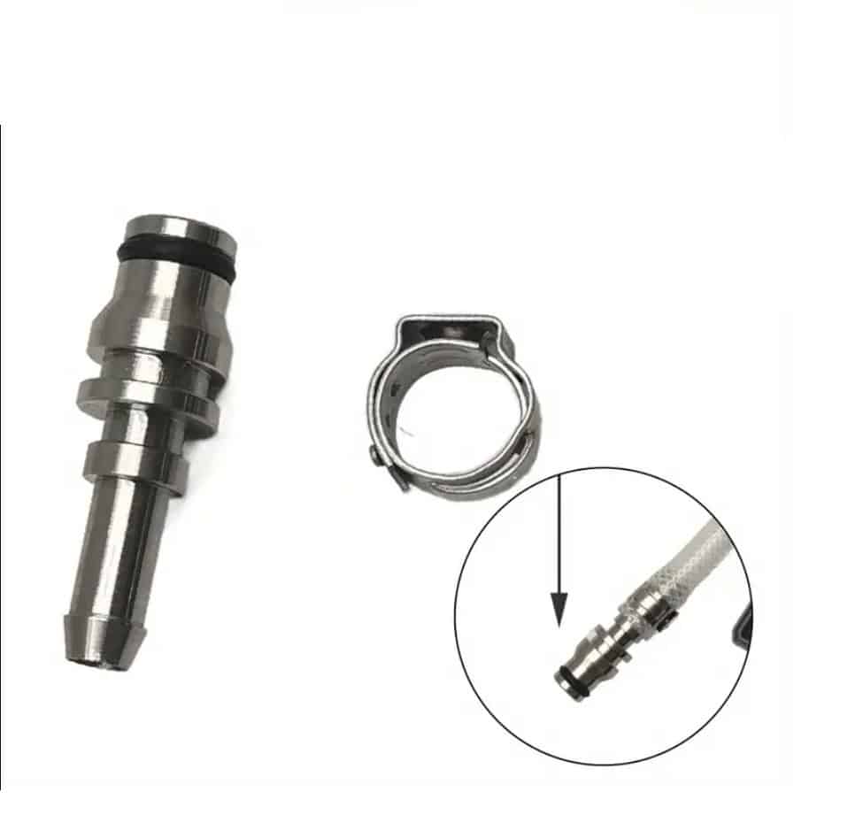 jajajaja INOX Brza Spojnica Muška za Crijevo Karcher Puzzi 8/1 10/1 100 200 300 na Ručku Kompletna sa Stezaljkom - Image 5