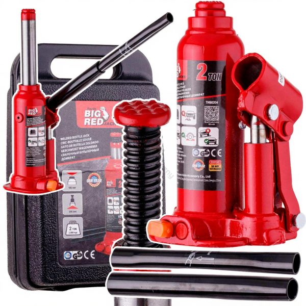 Hidraulična Dizalica za Auta 2 Tone 168-316mm Kofer Big Red 2T