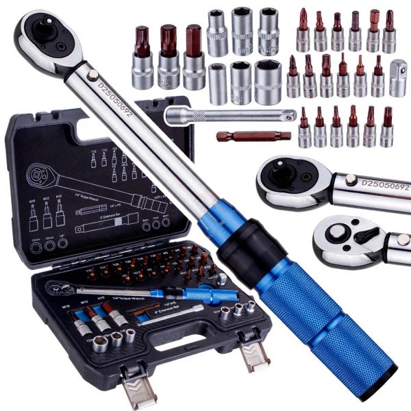 Set Moment Ključ sa Bitovima i Gedorama 1/4" 5-25Nm 32/1