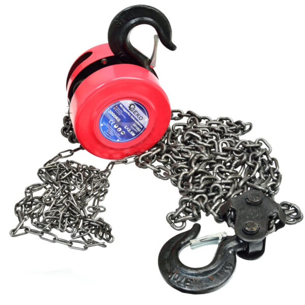 Ručna Lančana Dizalica Vitlo 3T Sa Visinom Dizanja 2,5M G01092