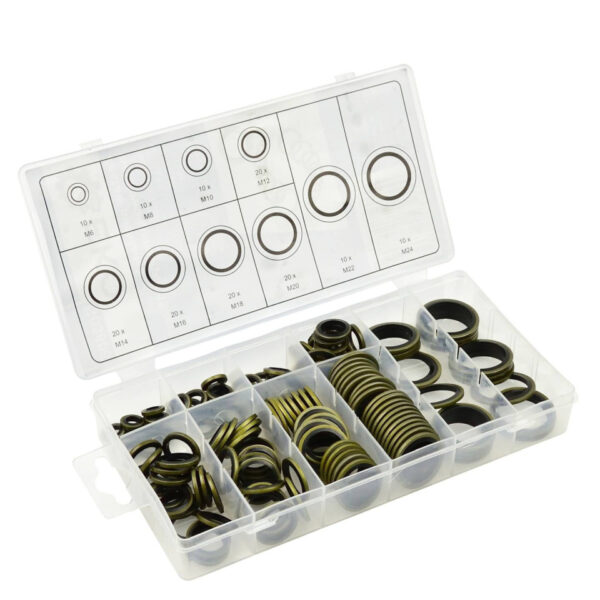 150-Dijelni Set Metalnih Gumenih Podloški G03606