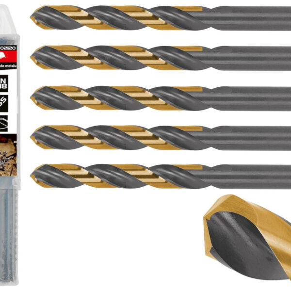 Borer Za Metal Zlatno-Crni HSS 12.00MM T02120 TVARDY