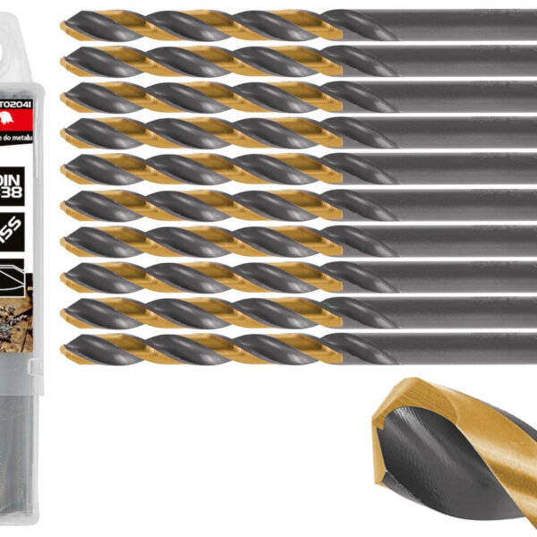 Borer Za Metal Zlatno-Crni HSS 4.10MM T02041 TVARDY