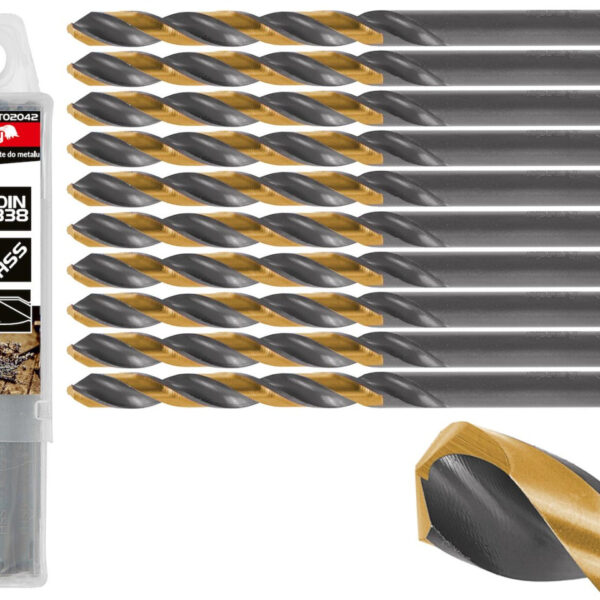 Borer Za Metal Zlatno-Crni HSS 4.20MM T02042 TVARDY