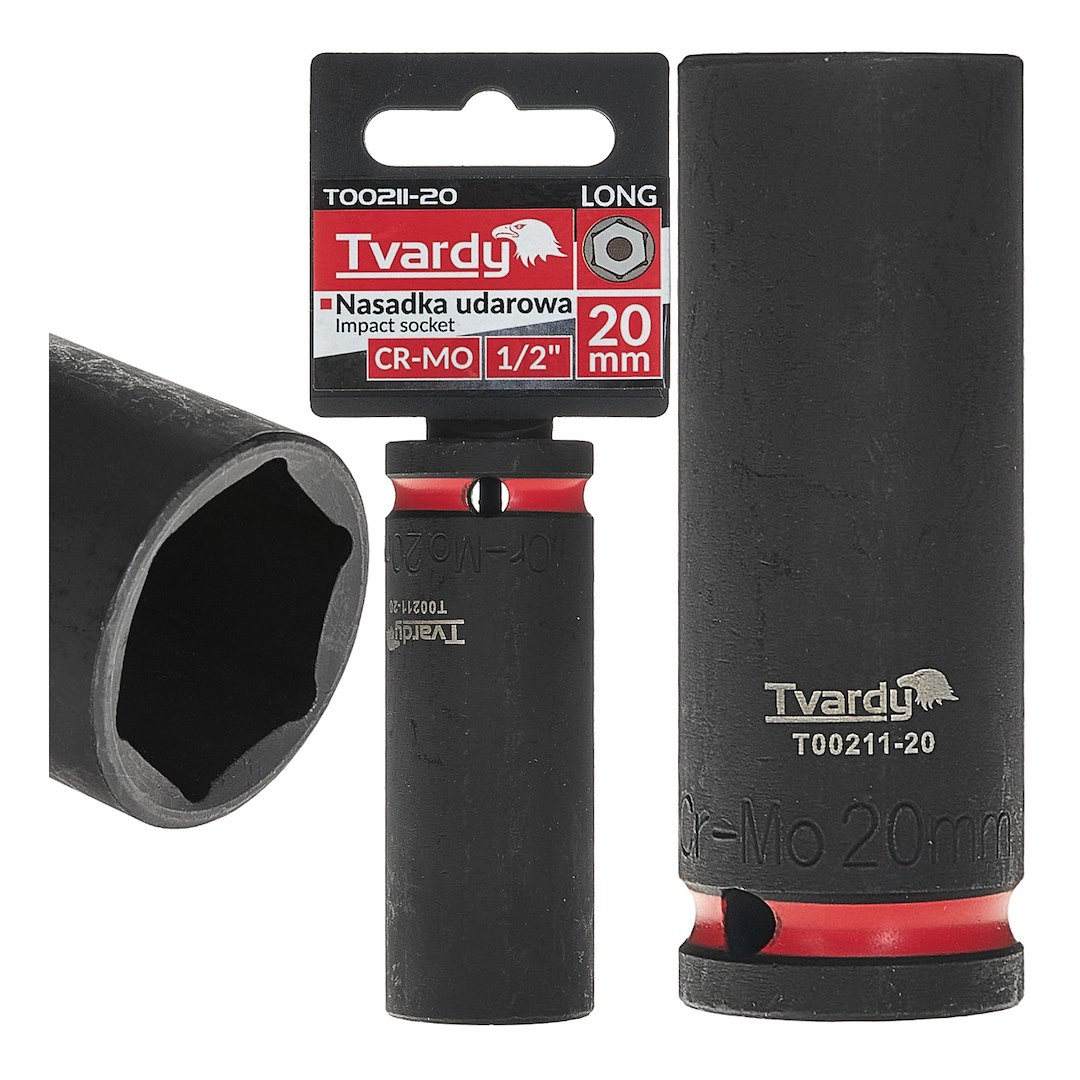Duboki Nasadni Ključ Gedora 1/2 6-Ugaona 20MM T00211-20 TVARDY Duboki Nasadni Ključ Gedora 1/2 6-Ugaona 20MM T00211-20 TVARDY