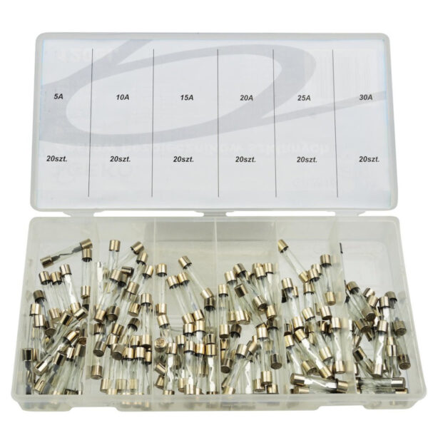 Set 120/1 Staklenih Osigurača Za Auta G02816