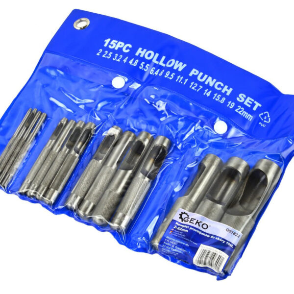 Set 15/1 Kirneri Zumbe Za Pravljenje Rupa Na Koži 2-22MM G01822