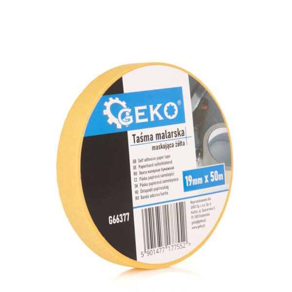 Žuta Zaštitna Krep Traka 19MM X 50M G66377
