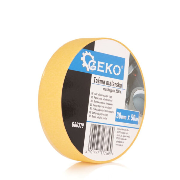 Žuta Zaštitna Krep Traka 30MM X 50M G66379