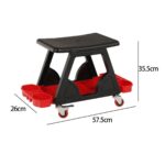 Radionička Prenosiva Stolica Tabure za Mehaničare i Baza za Alat