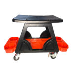 Radionička Prenosiva Stolica Tabure za Mehaničare i Baza za Alat