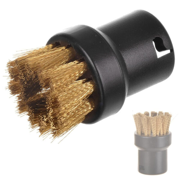 Četka Okrugla Za Paročistač Crna Sa Zlatnim Dlakama (Mala)