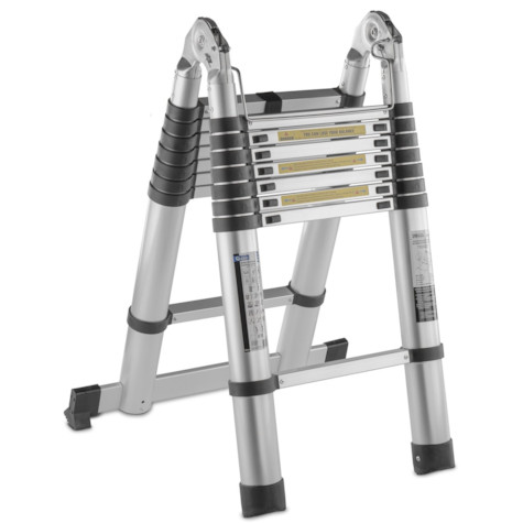 Aluminijske Teleskopske Zglobne Ljestve 5M 150KG G02449