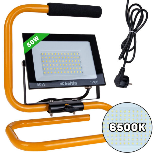 Led Reflektor 50W Sa Građevinskim Stativom 6500K K02059