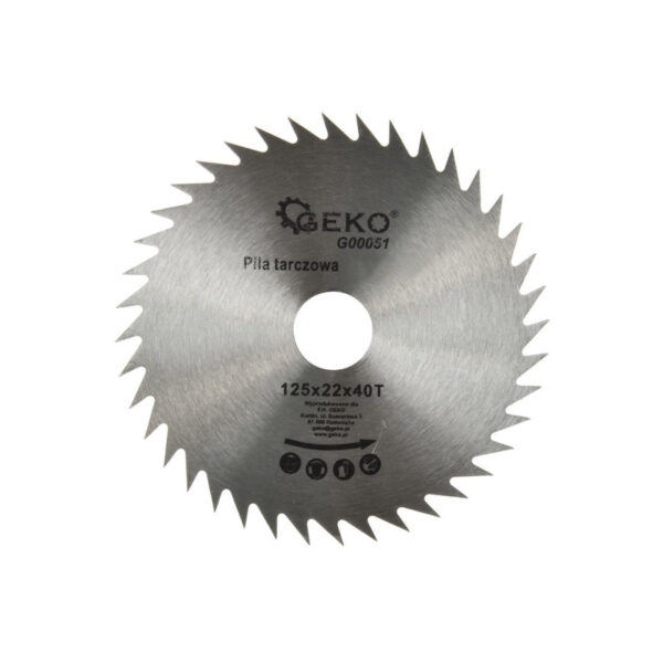 List Kružne Pile Za Cekular Za Drvo 125X22MM X40T