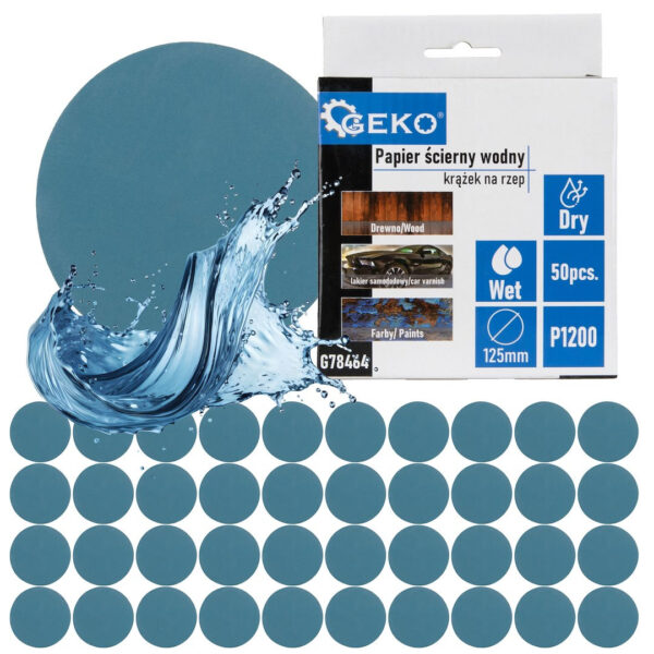 Šmirgl Papir Čičak 125MM P1200 Vodobrusni G78464