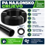 Pneumatsko Crijevo Od PA Plastike 10x7.50MM Rinfuza (100M)