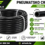 Pneumatsko Crijevo Od PA Plastike 12x9MM Rinfuza (100M)