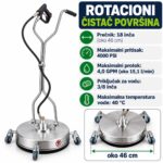 Rotacioni Čistač Površina 18" Četka Za Perač Pod Pritiskom